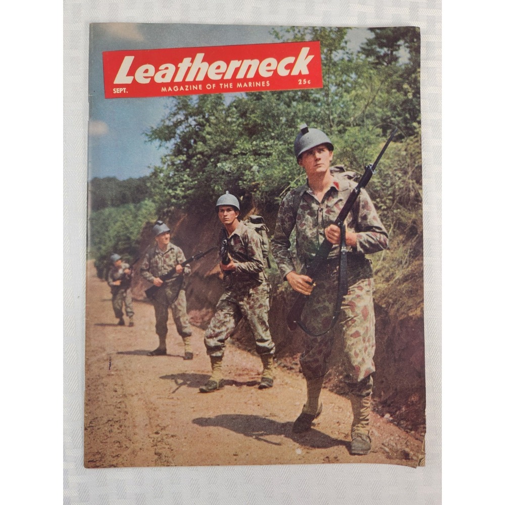 LEATHERNECK MARINE CORP. MARINES MAGAZINE #9 September 1951